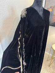Huda Valvet Abaya Set