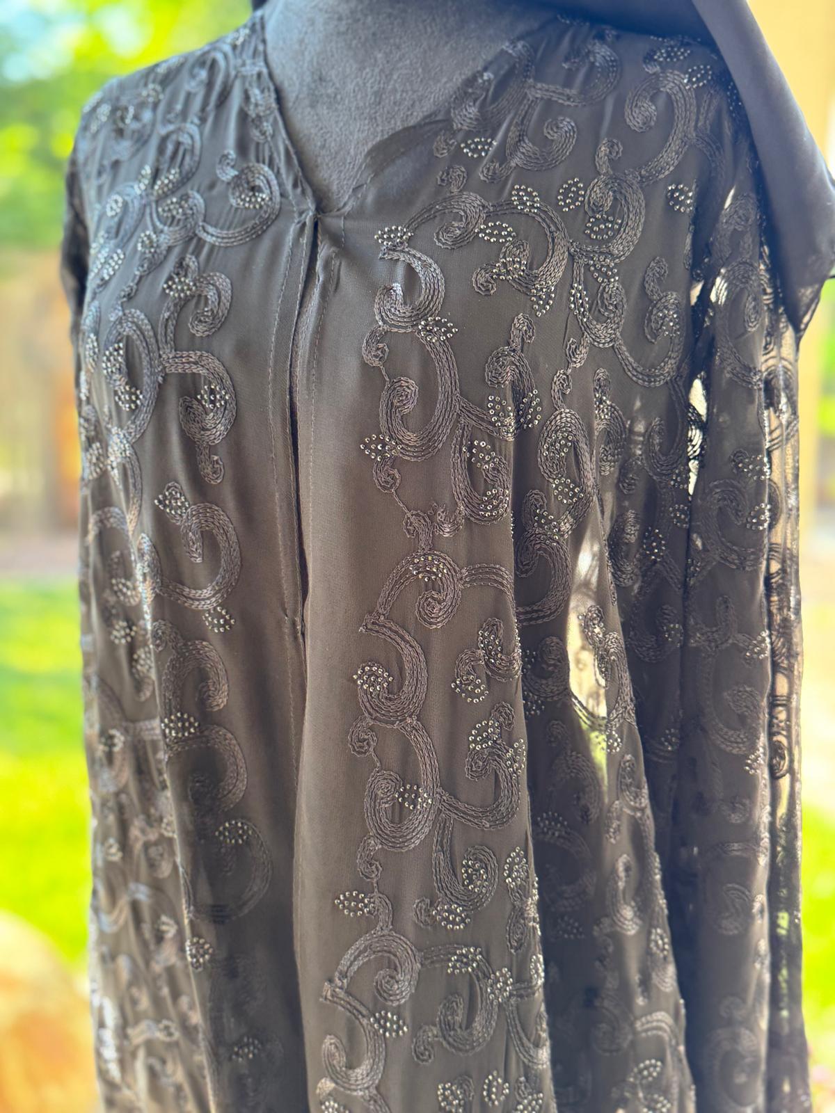 Joan Chiffon  Abaya Set