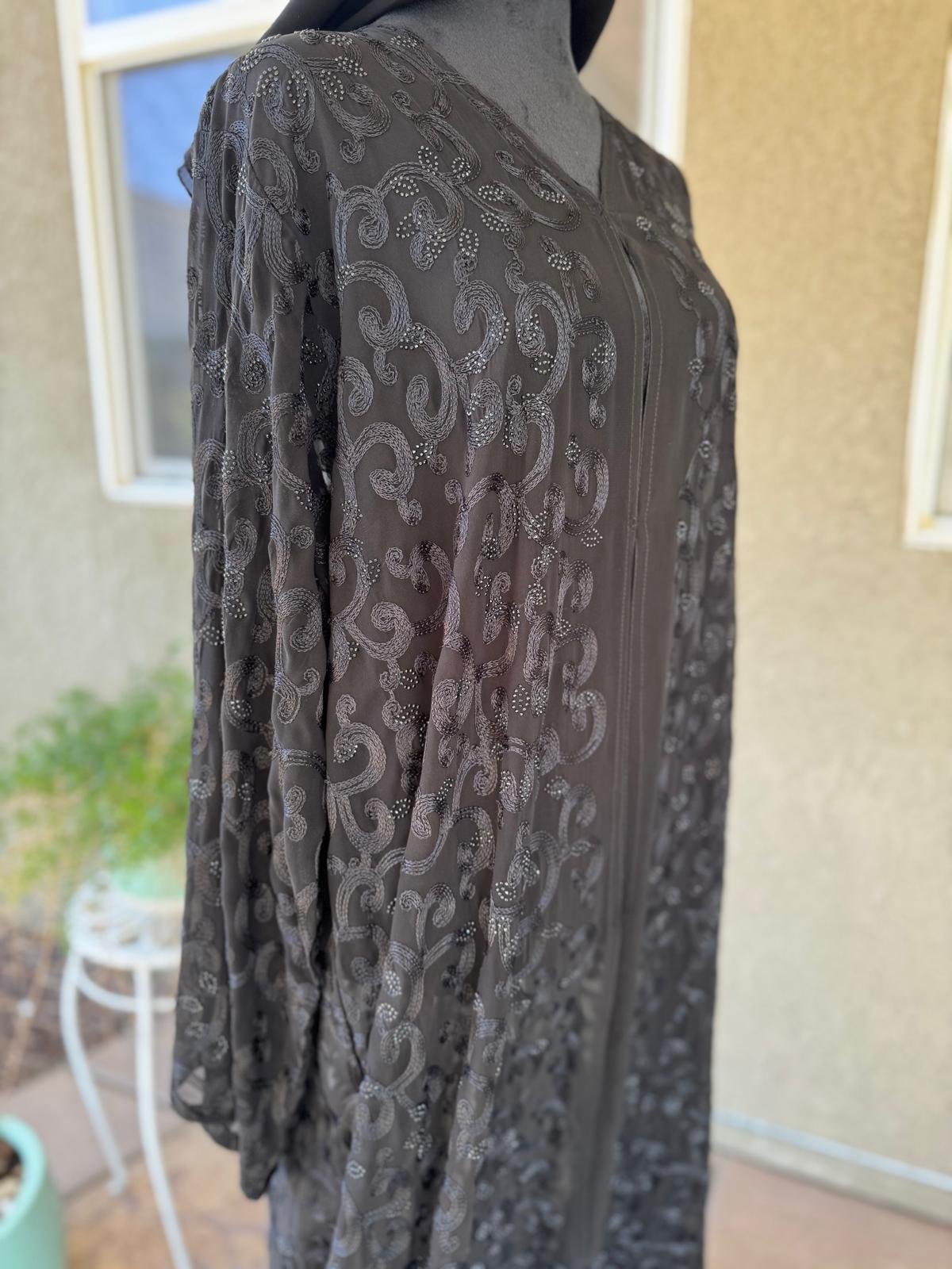 Joan Chiffon  Abaya Set
