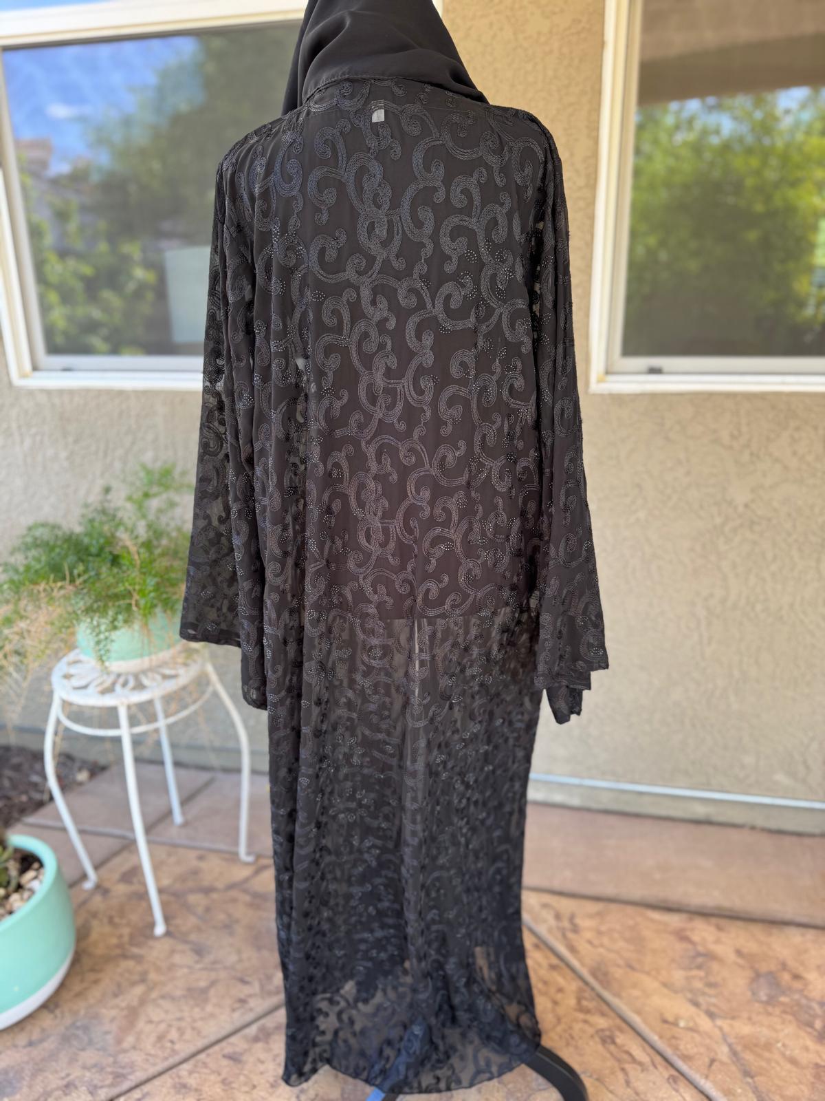 Joan Chiffon  Abaya Set