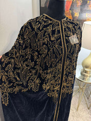 Roses Velvet Bisht