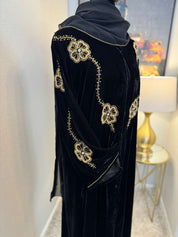Sumaya Velvet Abaya Set