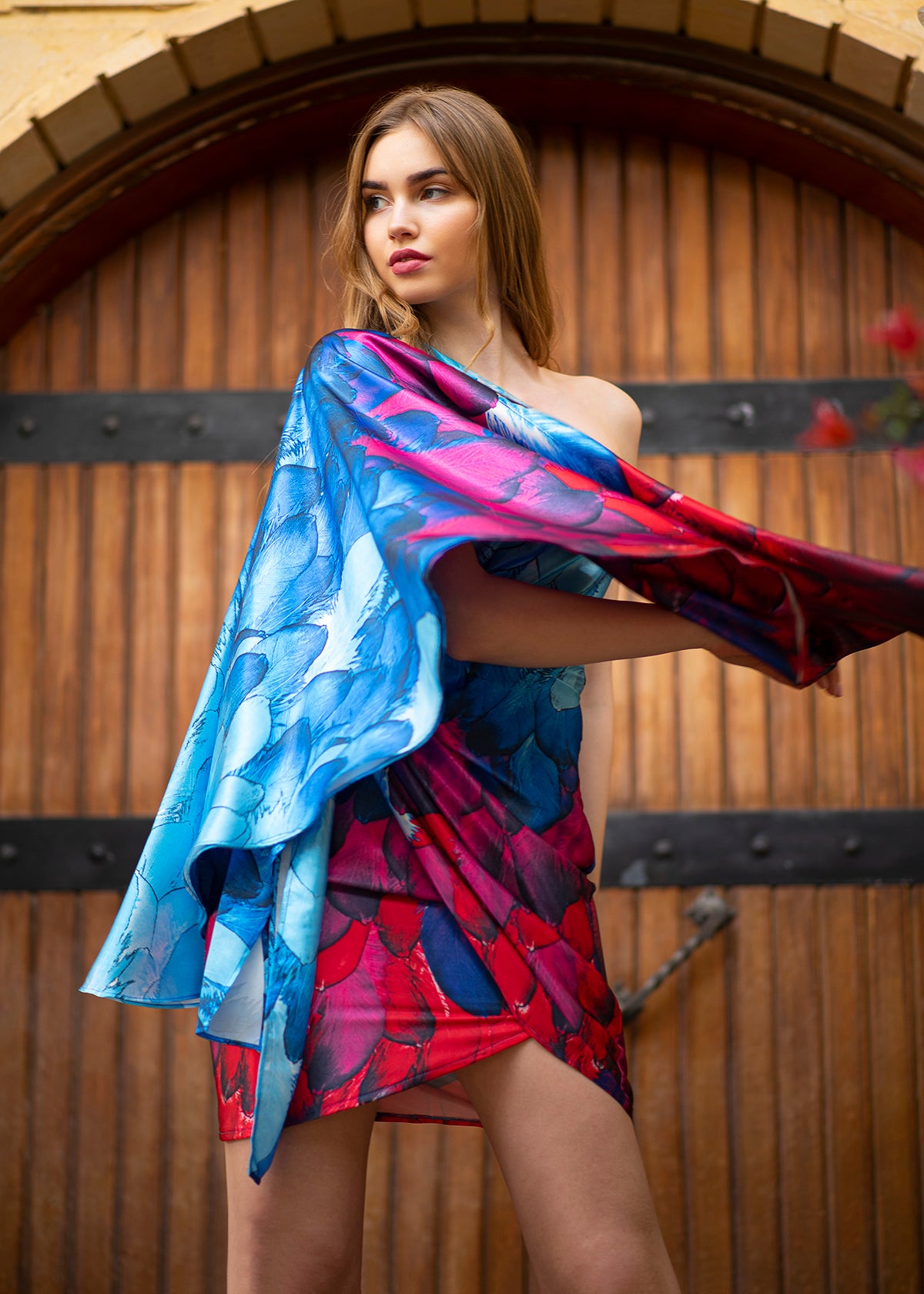 Peacock Canvas Sundress