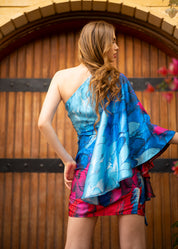 Peacock Canvas Sundress