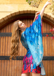 Peacock Canvas Sundress
