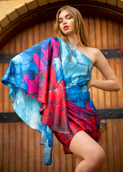 Peacock Canvas Sundress