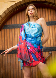 Peacock Canvas Sundress