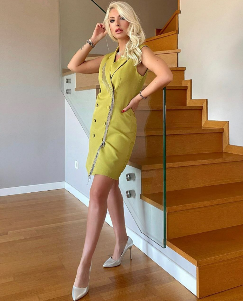 Pistachio Blazer Dress - Bonita Style