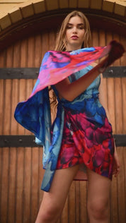 Peacock Canvas Sundress